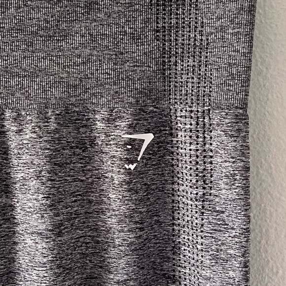 Gymshark Vital Seamless 2.0 Leggings High Rise Compression Smokey Gray Marl Sz M - Picture 5 of 15